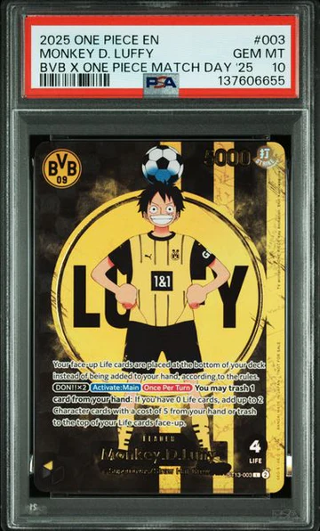 [PSA 10]{ST13-003} MONKEY D. LUFFY | Japanese One Piece Card PSA Grading