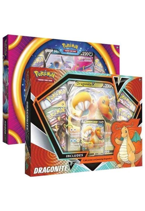 Hoopa V Box / Dragonite V Box [Set of 2] - SWSH08: Fusion Strike (SWSH08)