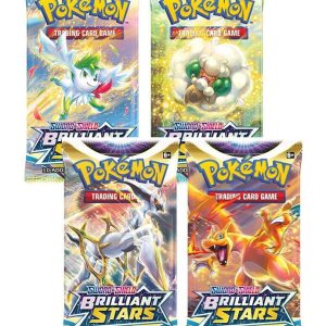 Brilliant Stars Booster Pack Art Bundle [Set of 4] - SWSH09: Brilliant Stars (SWSH09)