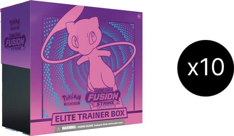 Fusion Strike Elite Trainer Box Case - SWSH08: Fusion Strike (SWSH08)
