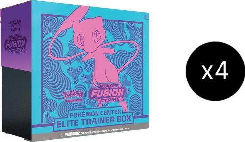 Fusion Strike Pokemon Center Elite Trainer Box Case (Exclusive) - SWSH08: Fusion Strike (SWSH08)