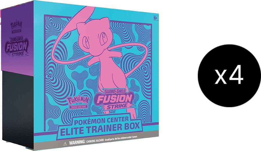 Pokémon Sword & Shield—Fusion Strike Pokémon Center Elite Trainer Box Case (Exclusive) – English