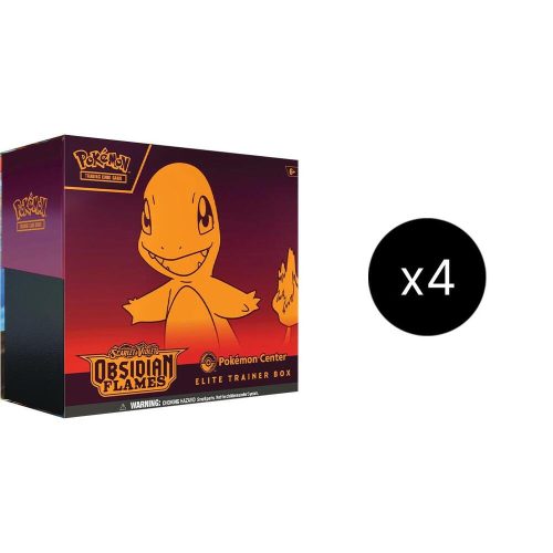 Obsidian Flames Pokemon Center Elite Trainer Box Case (Exclusive) - SV03: Obsidian Flames (OBF) Obsidian Flames Pokemon Center Elite Trainer Box Case (Exclusive) - SV03: Obsidian Flames (OBF)