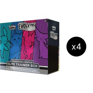 Evolving Skies Pokemon Center Elite Trainer Box Case [Glaceon/Vaporeon/Sylveon/Espeon] (Exclusive) - SWSH07: Evolving Skies (SWSH07)