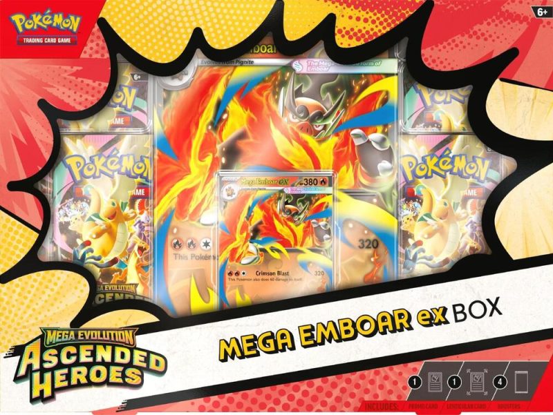 Ascended Heroes Mega Emboar ex Box - ME: Ascended Heroes (ASC)