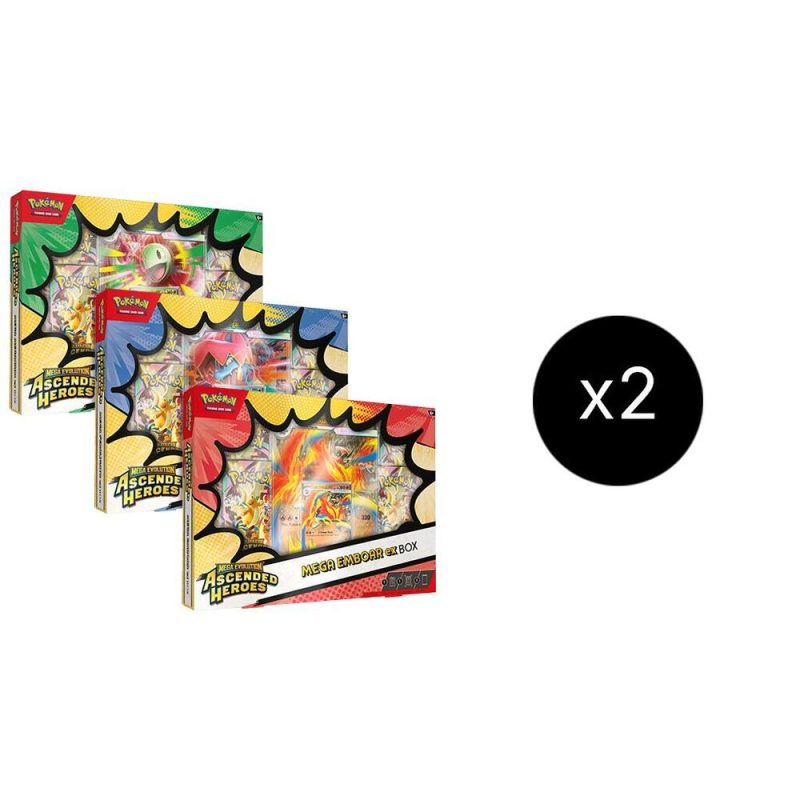 Ascended Heroes Mega ex Boxes Case - ME: Ascended Heroes (ASC)