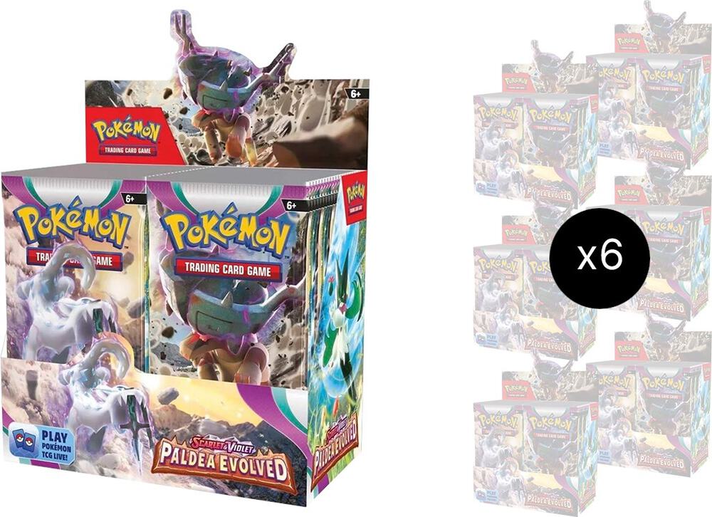 Pokémon Scarlet & Violet—Paldea Evolved Booster Box Case – English