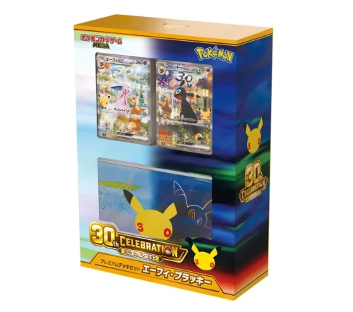 {BOX} 30th CELEBRATION Premium Deck Set – Espeon & Umbreon | Japanese Pokemon Card Booster box